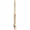 Ekena Millwork Saratoga Rough Sawn Timber Gable Bracket, Douglas Fir, 84"W x 42"H x 2"D x 4"F, 12/12 Pitch GBW084X42X0204SAR00RDF - alternate 3